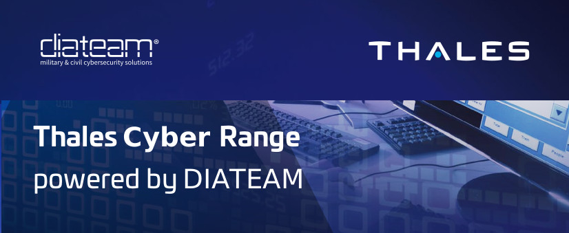 Thales et DIATEAM s’associent pour créer une offre commune de simulation pour le cyber entraînement: le cyber range.