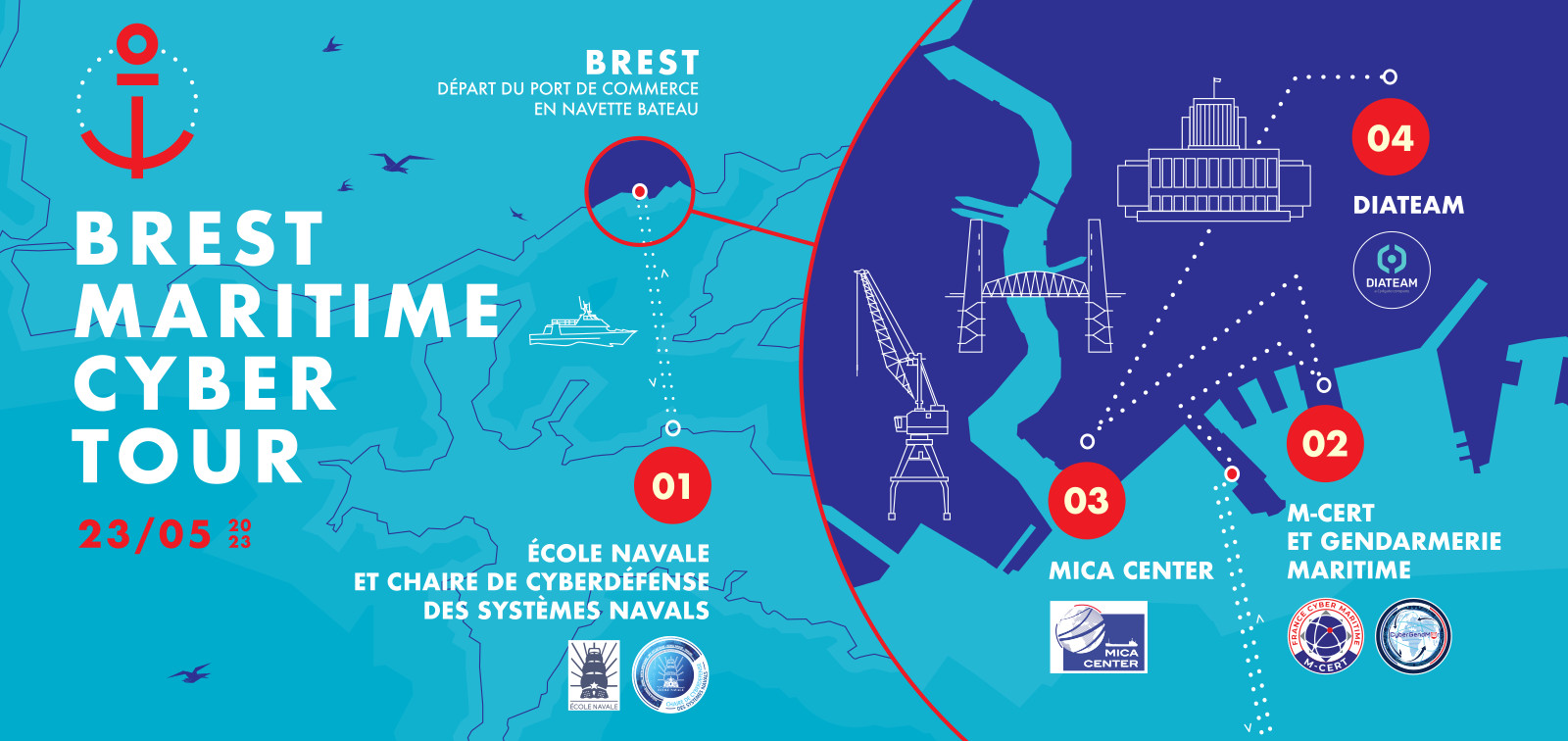 DIATEAM sera une étape du Brest Maritime Cyber Tour le 23 mai