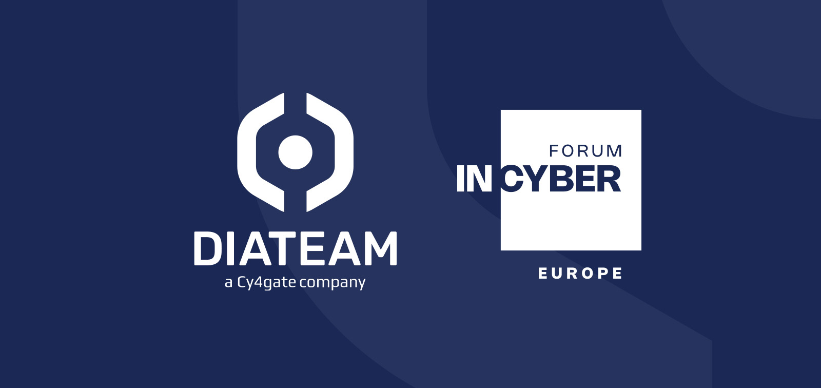 DIATEAM & Cy4gate at FIC 2024 in Lille on March 26th, 27th & 28th on booth F20